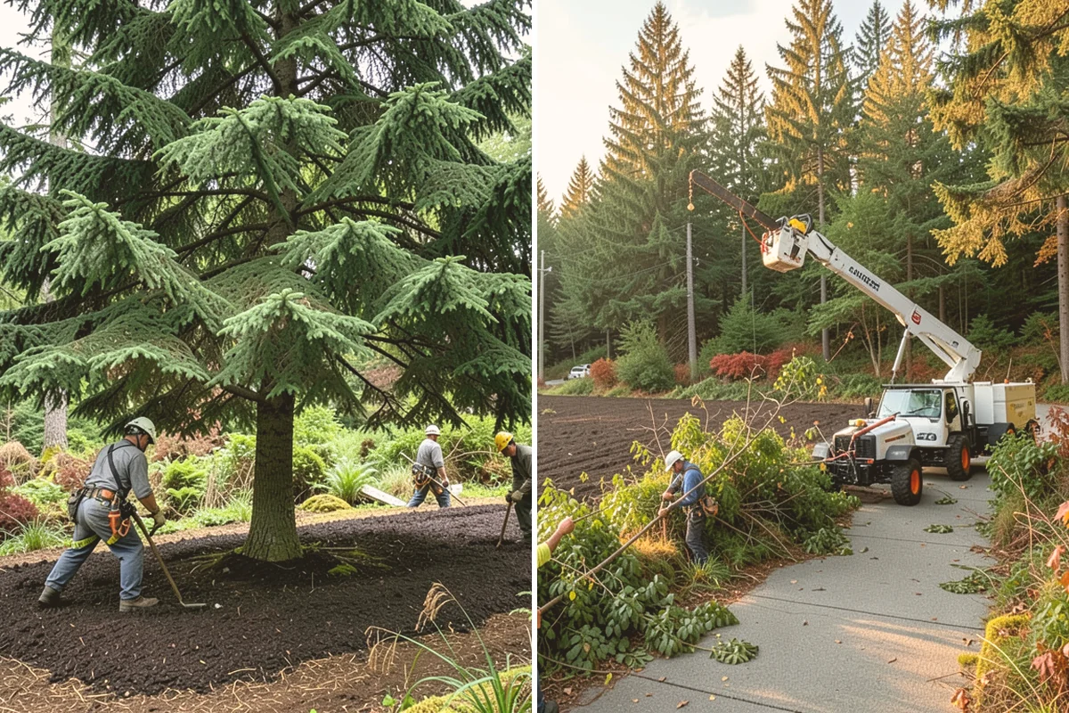 Insurance claim documentation in Orting, Pierce County, WA - Gather site and tree information