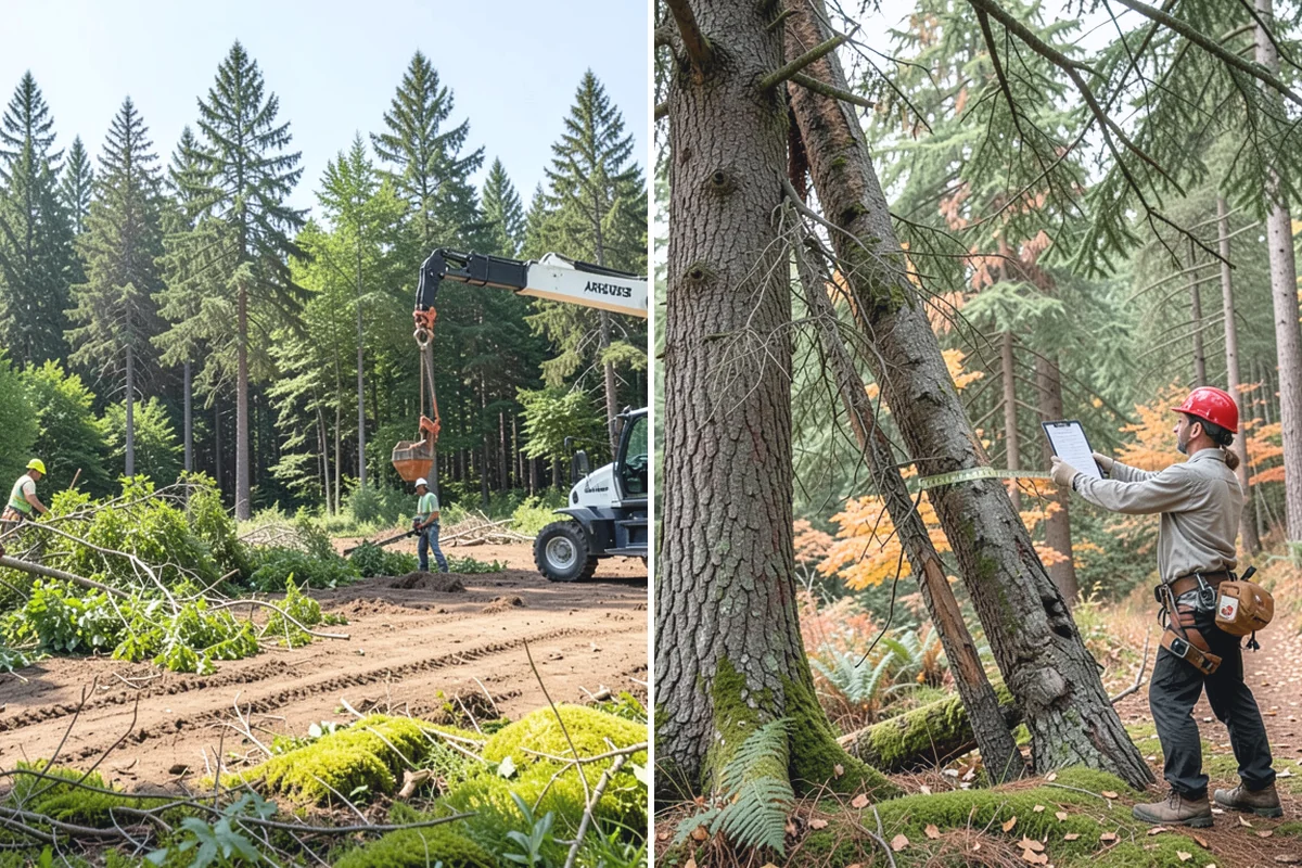 Insurance claim documentation in Redmond, King County, WA - Gather site and tree information