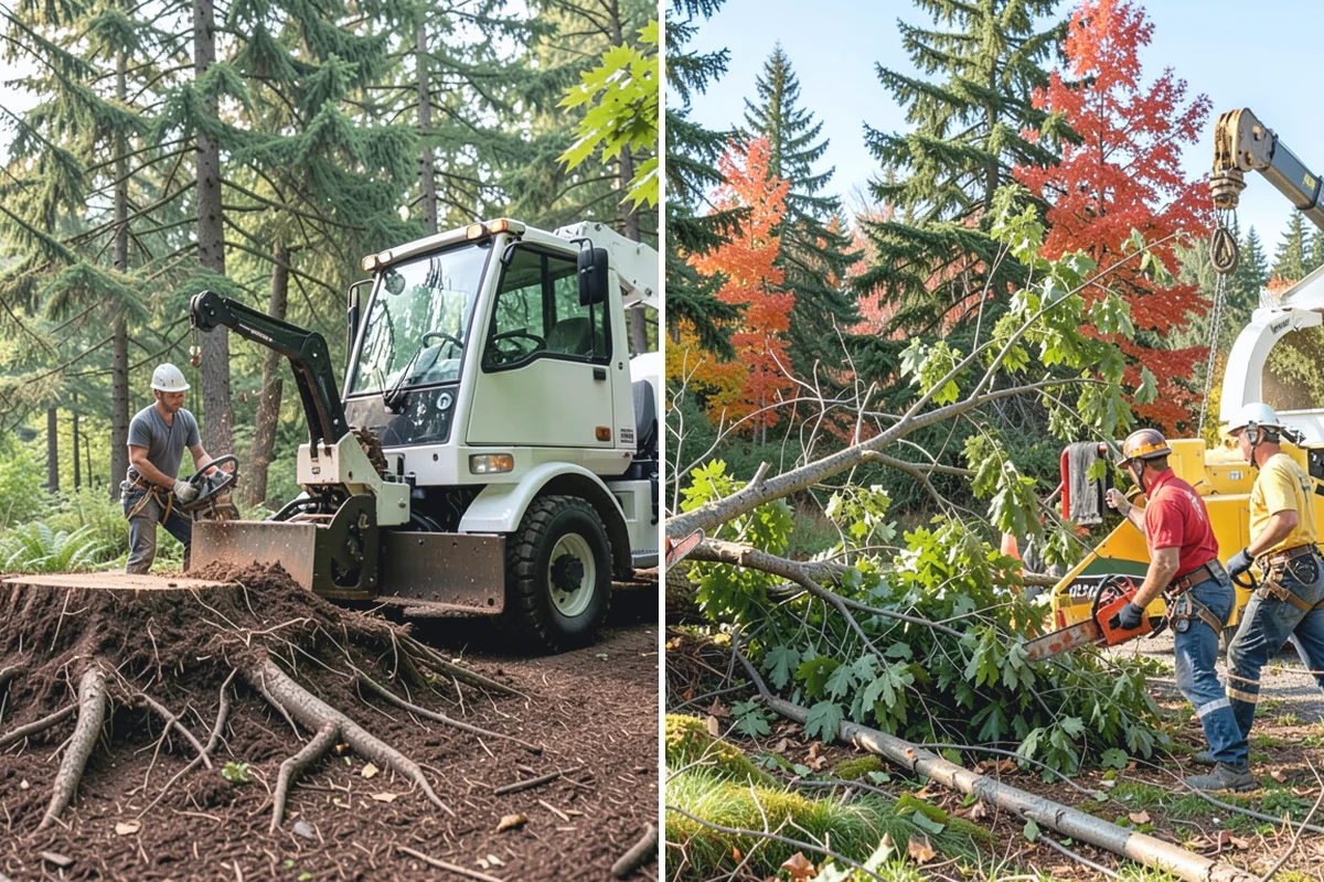 Insurance claim documentation in Roy, Pierce County, WA - Gather site and tree information