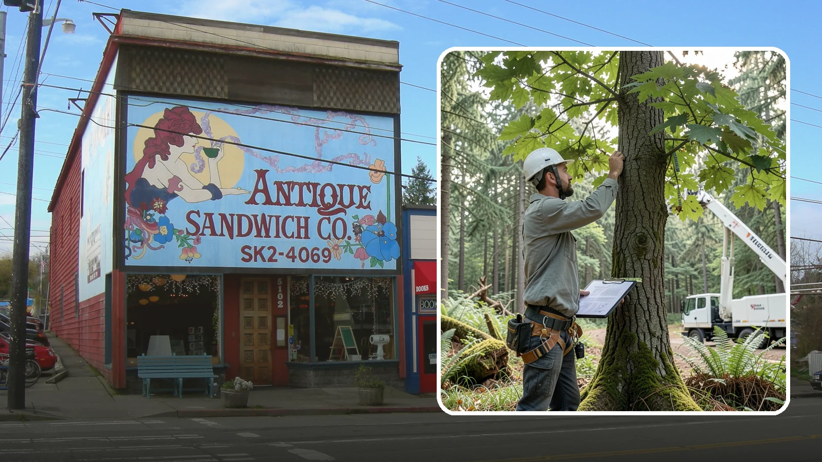 Insurance claim documentation in Ruston, Pierce County, WA - The documentation of tree damage for insurance claims.