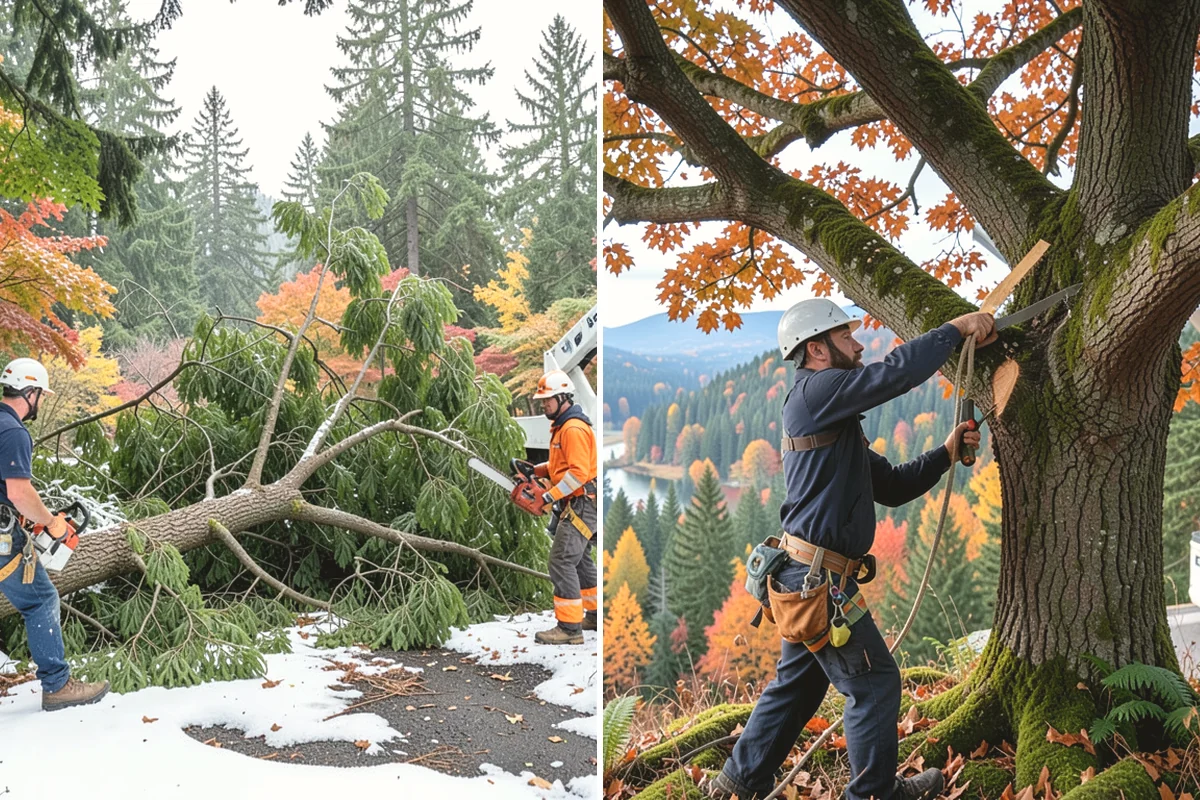 Insurance claim documentation in Ruston, Pierce County, WA - Gather site and tree information