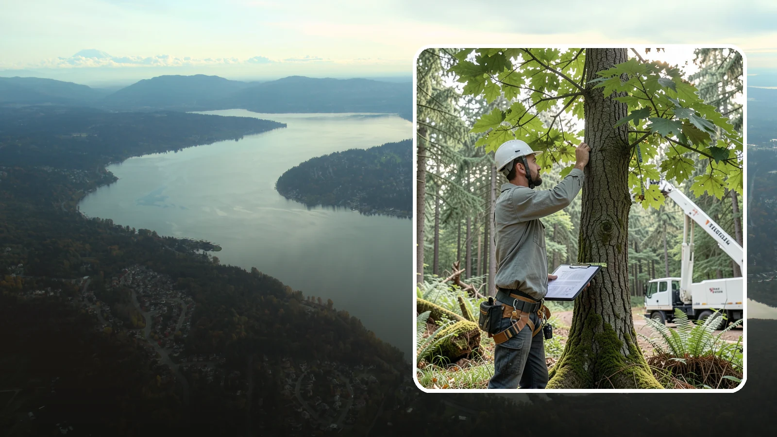 Insurance claim documentation in Sammamish, King County, WA - The documentation of tree damage for insurance claims.