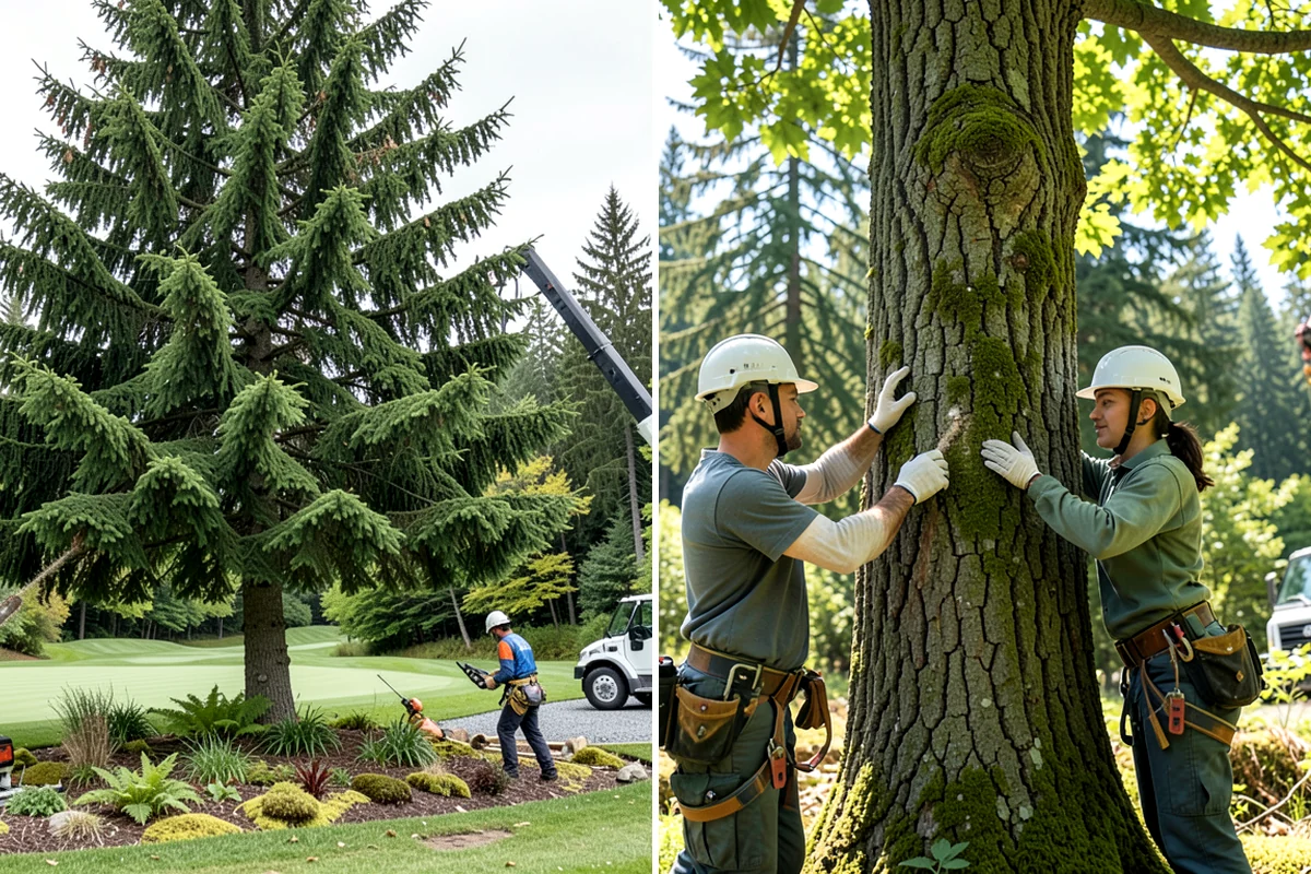 Insurance claim documentation in Shoreline, King County, WA - Gather site and tree information