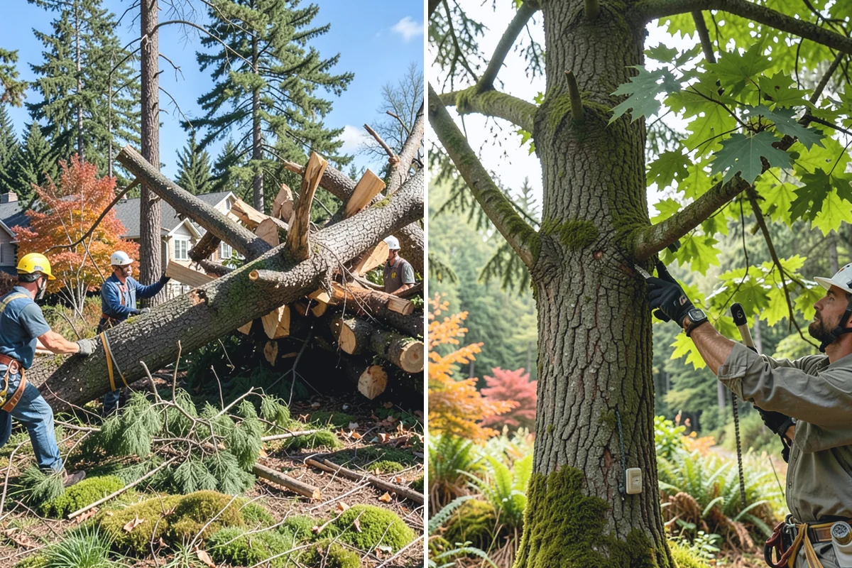 Insurance claim documentation in South Prairie, Pierce County, WA - Gather site and tree information