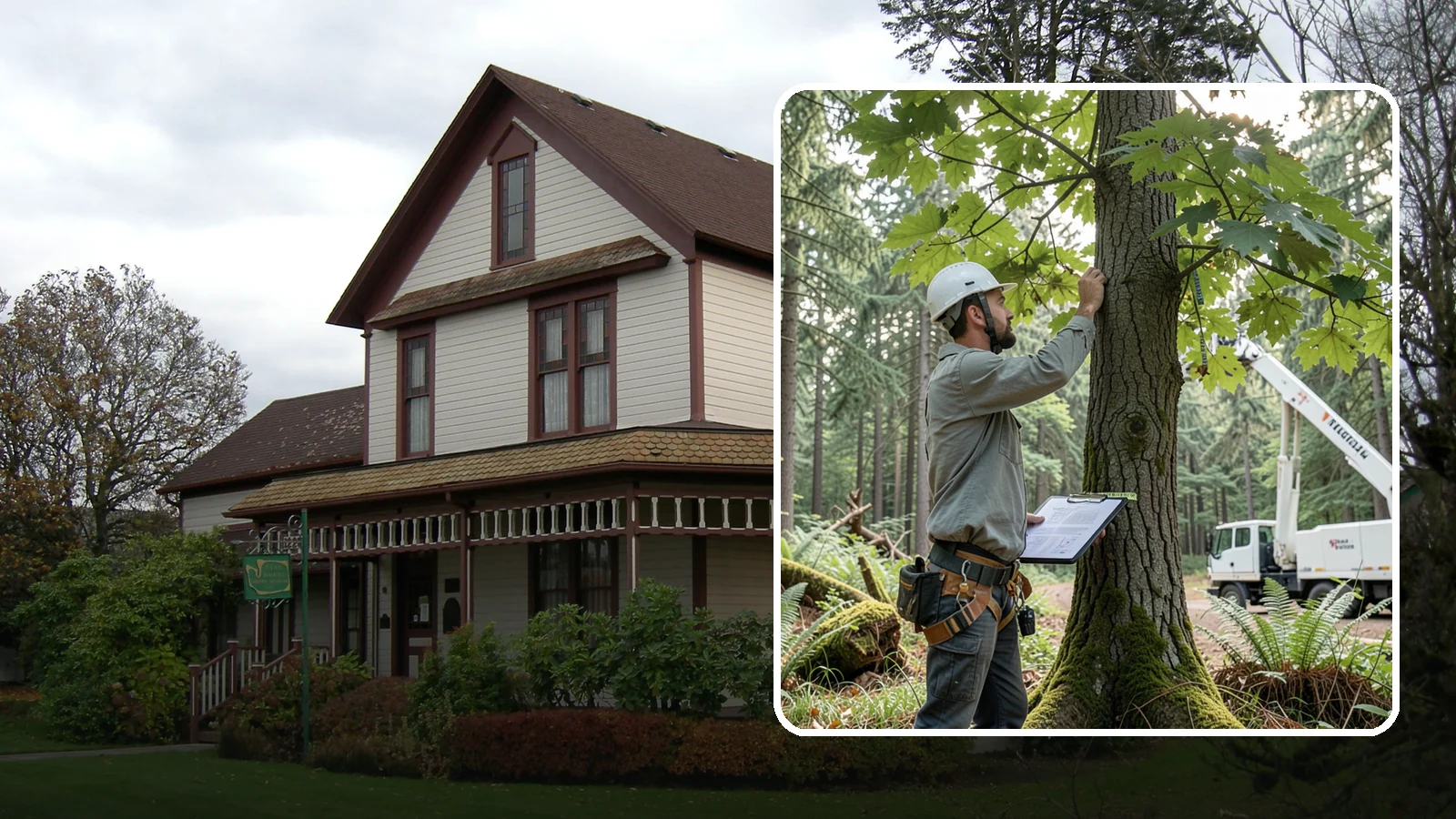 Insurance claim documentation in Sumner, Pierce County, WA - The documentation of tree damage for insurance claims.