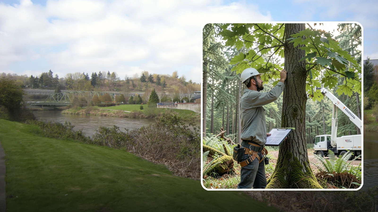 Insurance claim documentation in Tukwila, King County, WA - The documentation of tree damage for insurance claims.