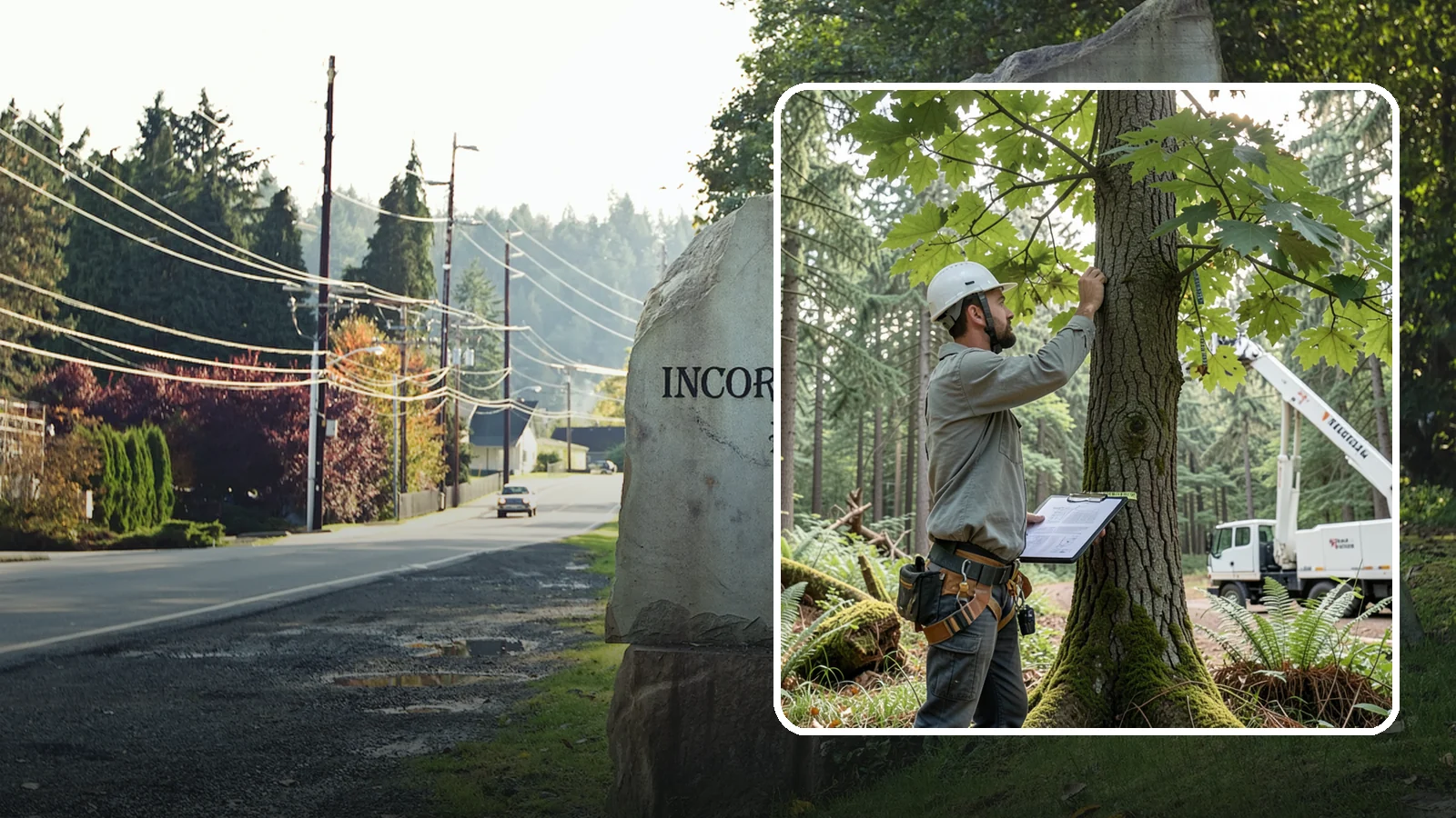 Insurance claim documentation in Wilkeson, Pierce County, WA - The documentation of tree damage for insurance claims.