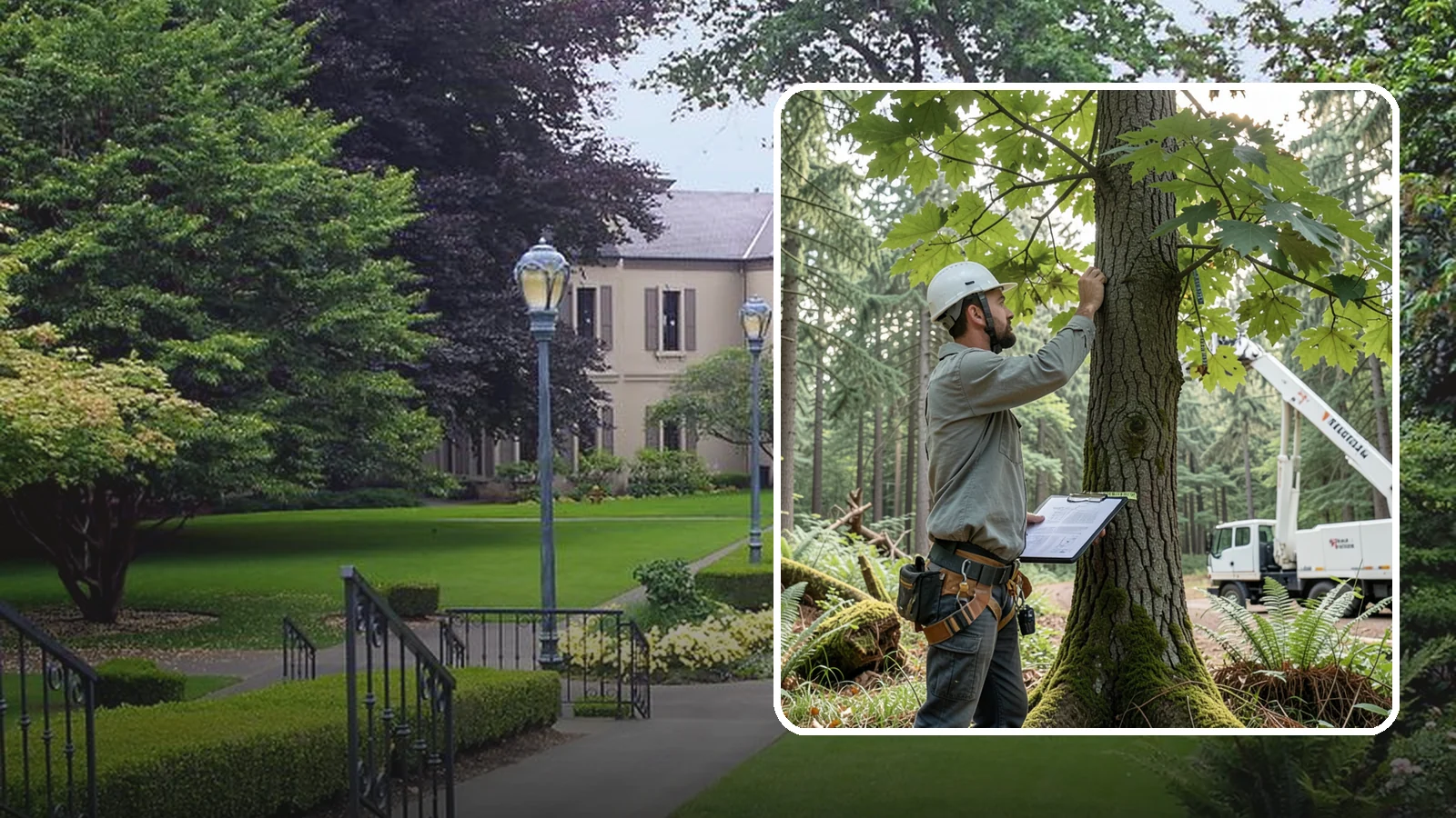 Insurance claim documentation in Woodinville, King County, WA - The documentation of tree damage for insurance claims.
