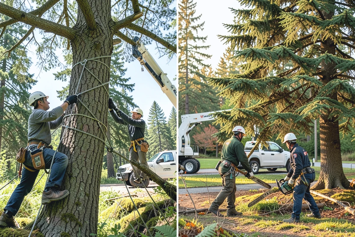 Insurance claim documentation in Woodinville, King County, WA - Gather site and tree information