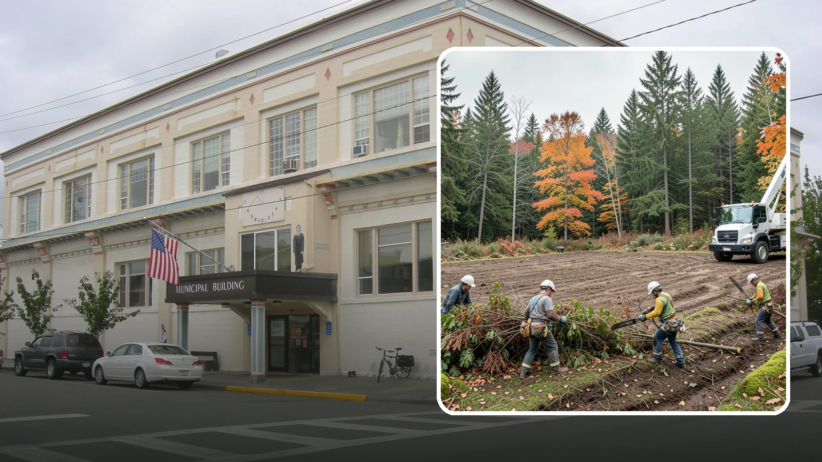 Invasive vegetation removal in Anacortes, Skagit County, WA - The removal of invasive plant species.