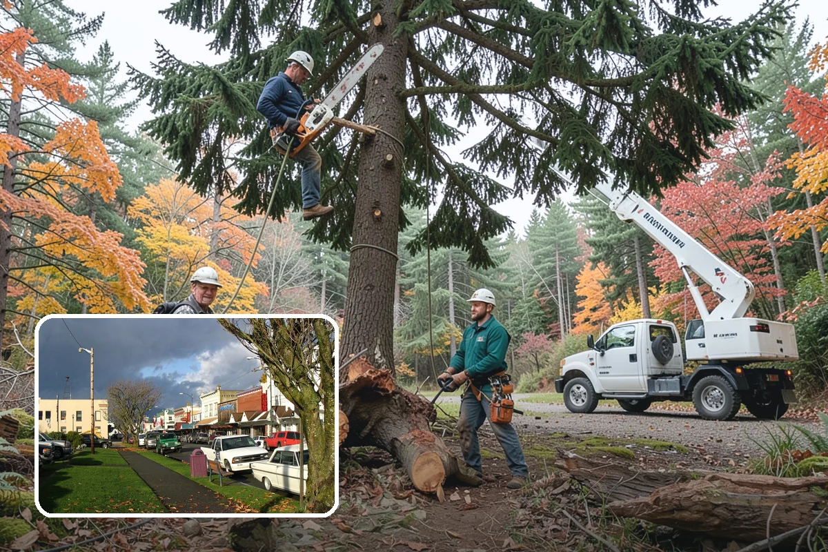 Invasive vegetation removal in Arlington, Snohomish County, WA - Improves access and usability of a site