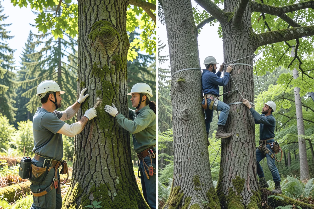 Invasive vegetation removal in Beaux Arts Village, King County, WA - Assess the site and mark features to protect