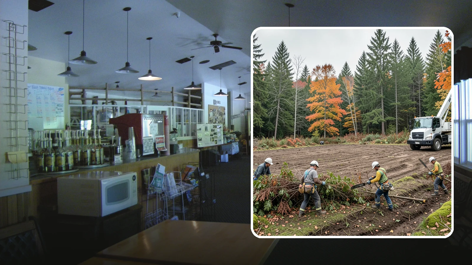 Invasive vegetation removal in Black Diamond, King County, WA - The removal of invasive plant species.