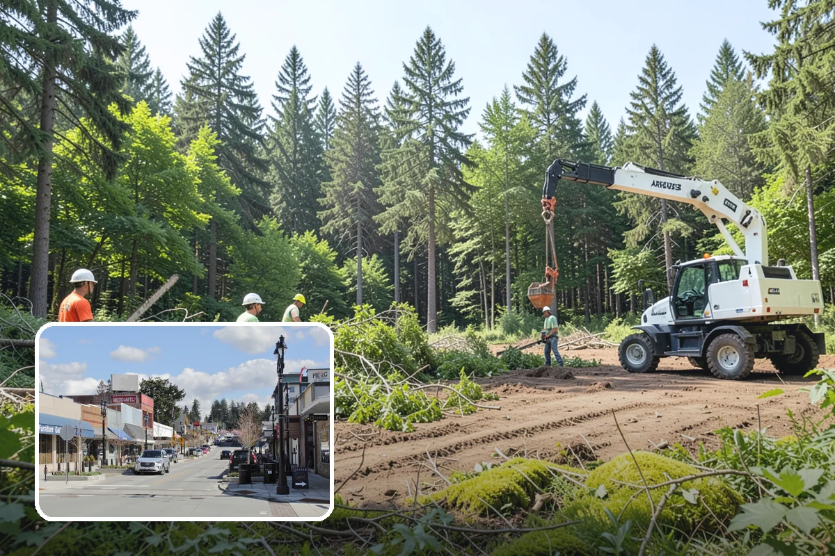 Invasive vegetation removal in Bothell, King County, WA - Improves access and usability of a site