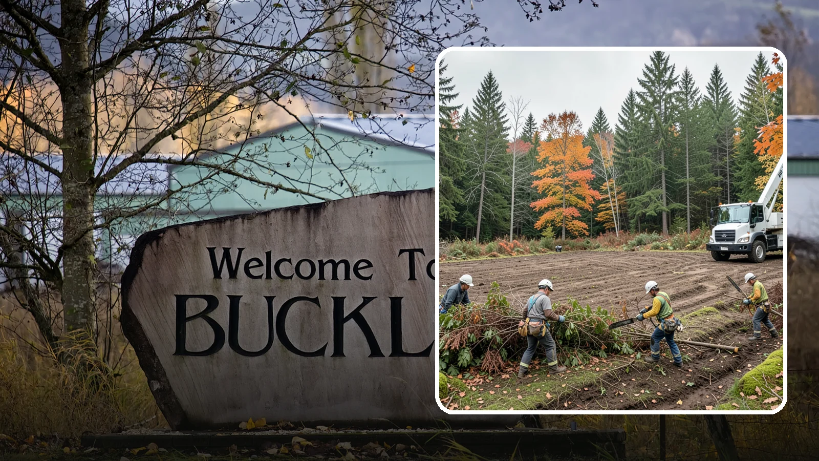 Invasive vegetation removal in Buckley, Pierce County, WA - The removal of invasive plant species.
