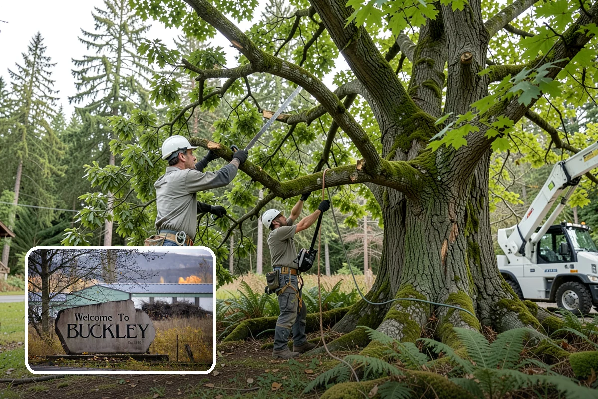 Invasive vegetation removal in Buckley, Pierce County, WA - Improves access and usability of a site