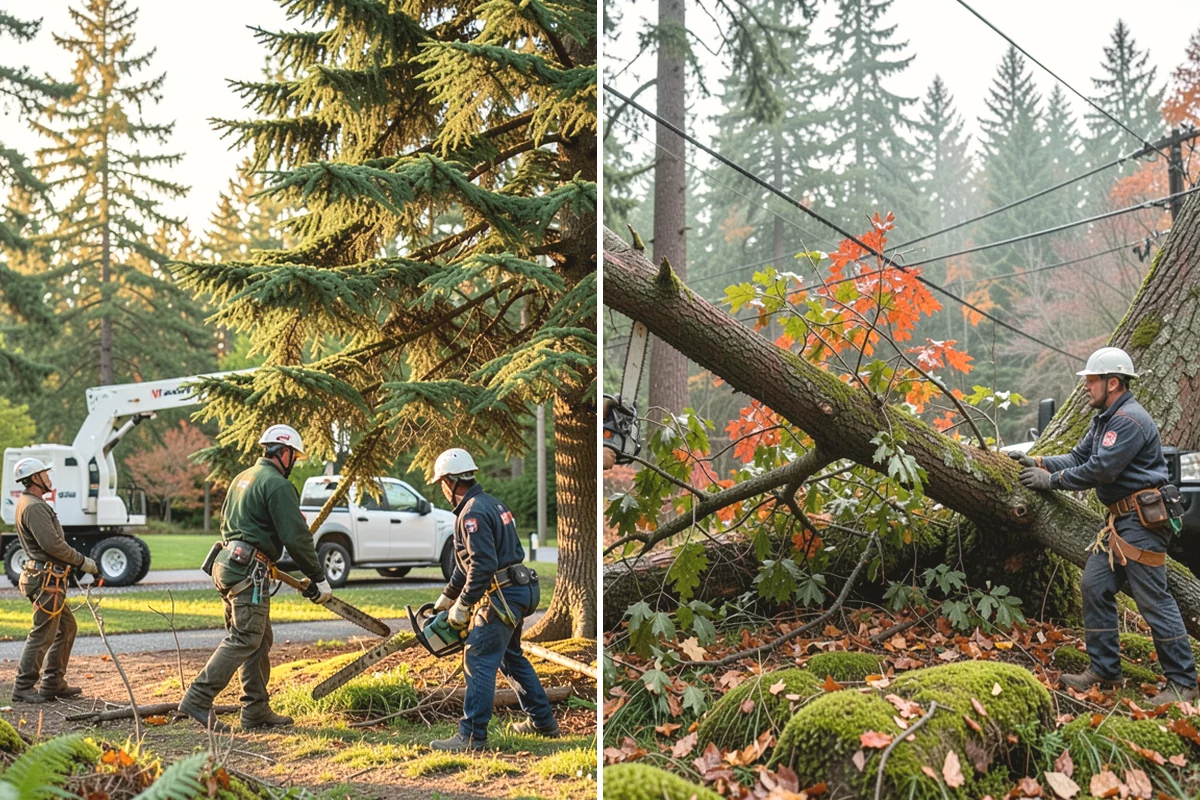 Invasive vegetation removal in Carbonado, Pierce County, WA - Assess the site and mark features to protect