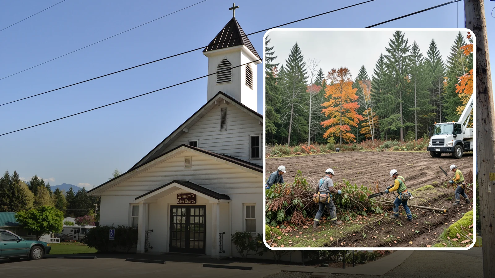 Invasive vegetation removal in Concrete, Skagit County, WA - The removal of invasive plant species.