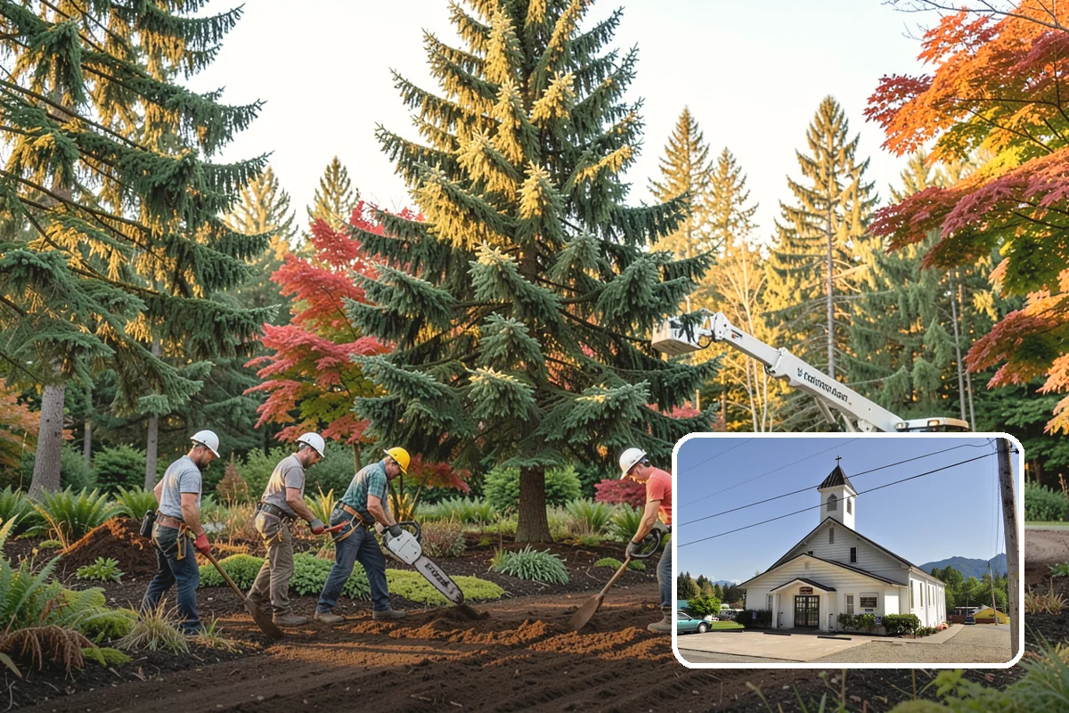 Invasive vegetation removal in Concrete, Skagit County, WA - Improves access and usability of a site