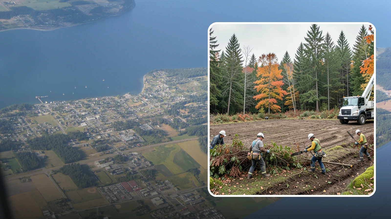 Invasive vegetation removal in Coupeville, Island County, WA - The removal of invasive plant species.