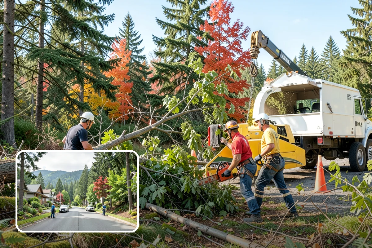 Invasive vegetation removal in Darrington, Snohomish County, WA - Improves access and usability of a site
