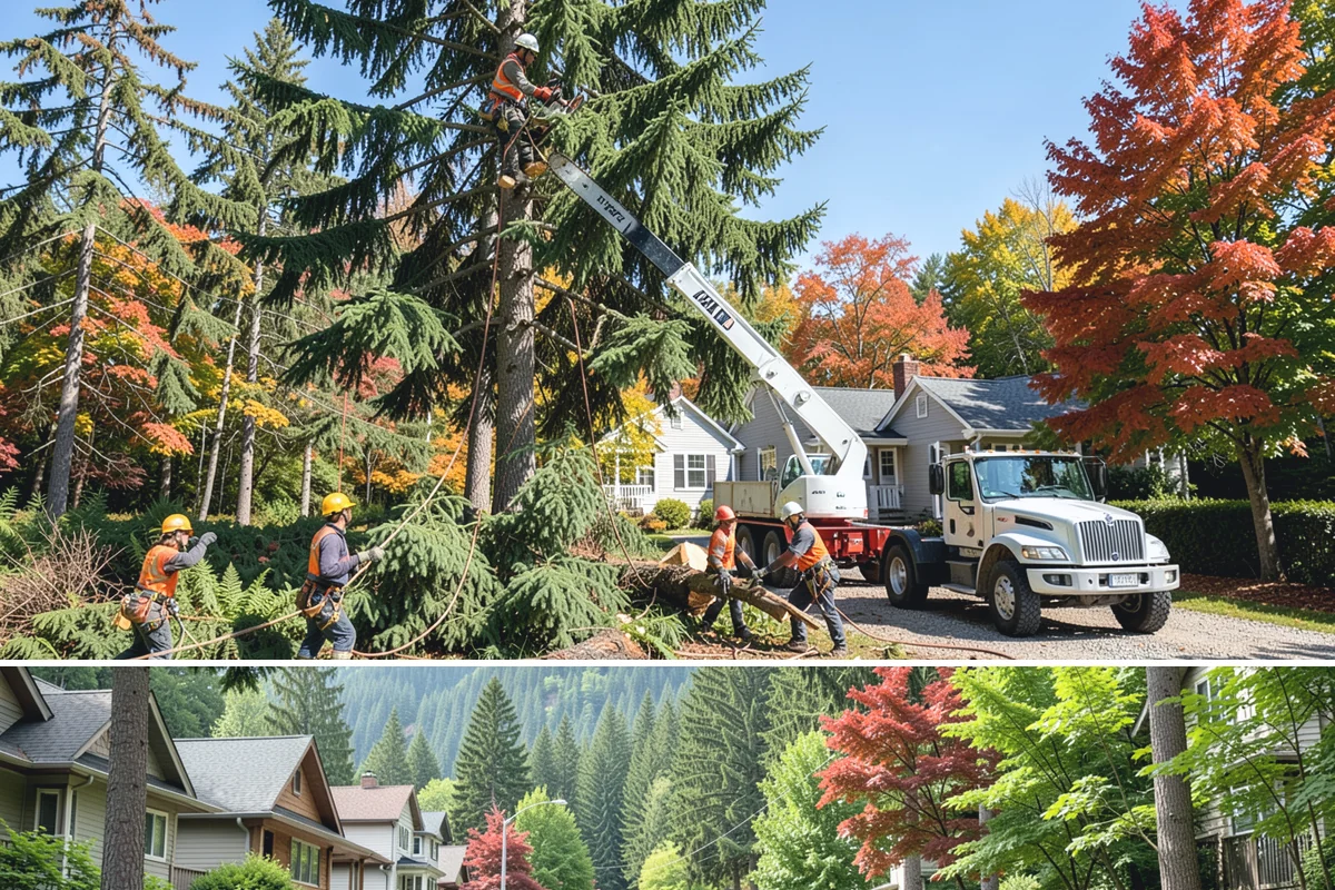 Invasive vegetation removal in Darrington, Snohomish County, WA - Work can generally proceed year-round in Puget Sound weather but may be delayed during heavy rain on wet or steep sites.