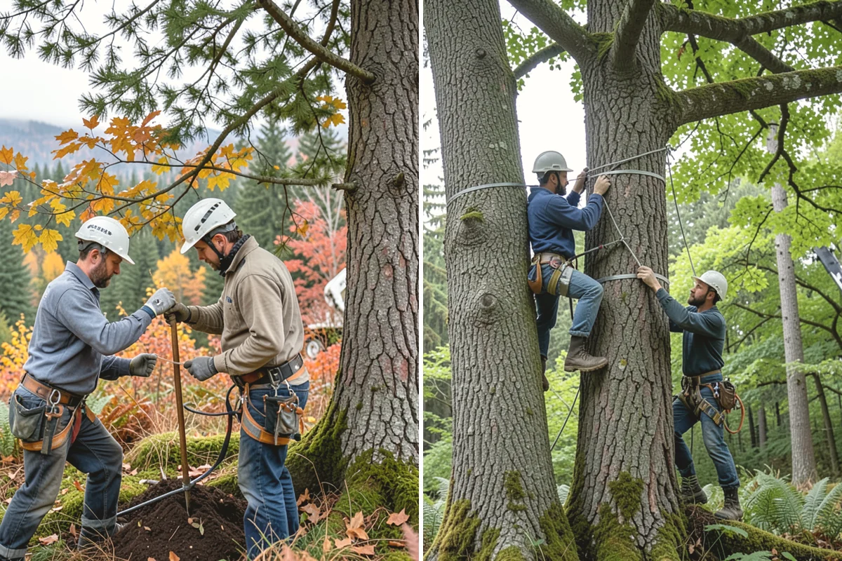 Invasive vegetation removal in Duvall, King County, WA - Assess the site and mark features to protect