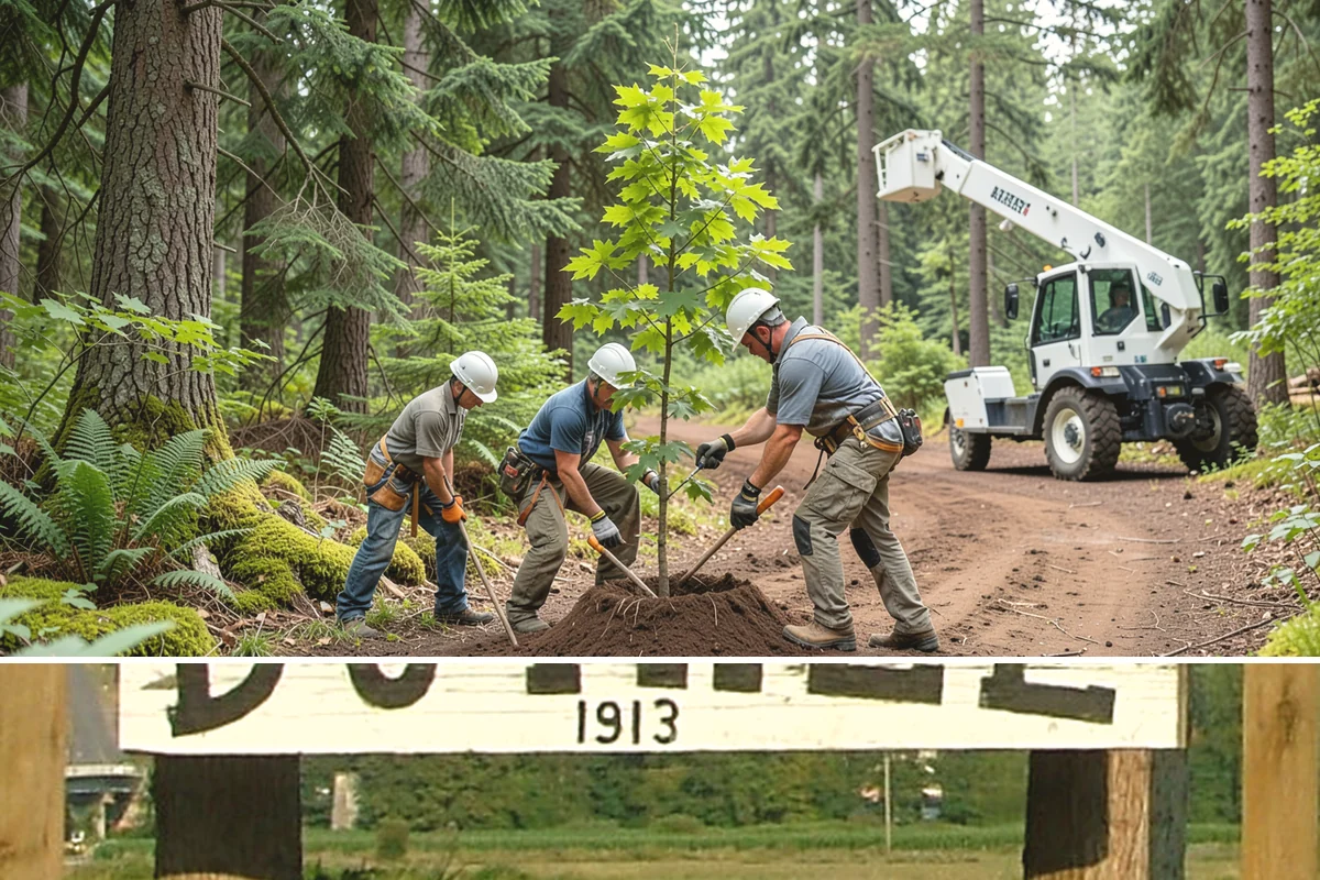 Invasive vegetation removal in Duvall, King County, WA - Work can generally proceed year-round in Puget Sound weather but may be delayed during heavy rain on wet or steep sites.