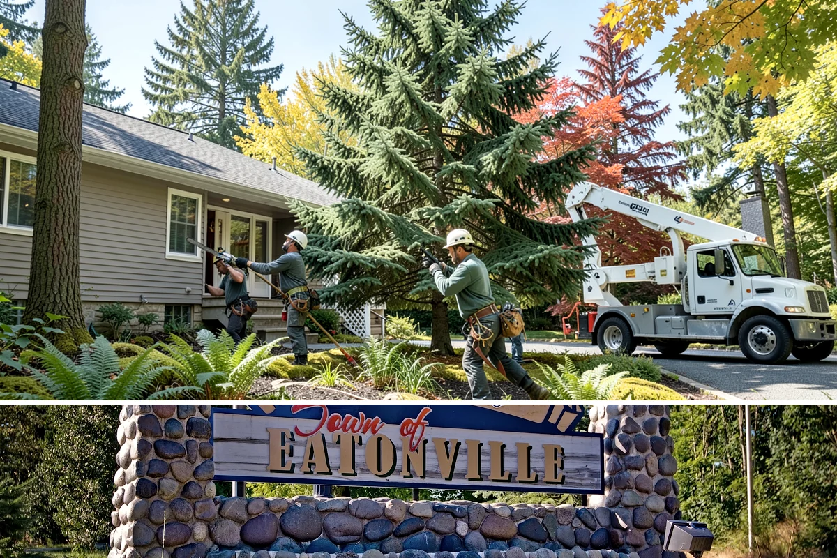 Invasive vegetation removal in Eatonville, Pierce County, WA - Work can generally proceed year-round in Puget Sound weather but may be delayed during heavy rain on wet or steep sites.
