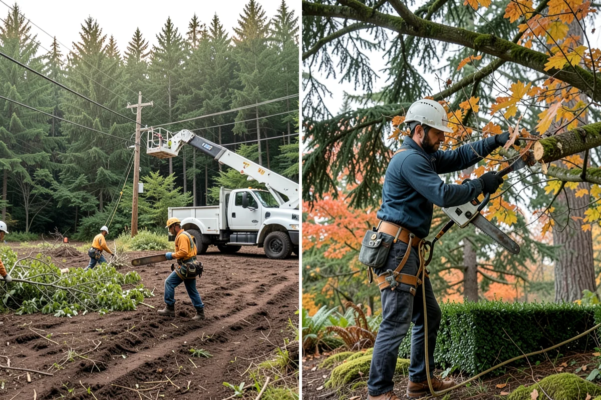 Invasive vegetation removal in Everett, Snohomish County, WA - Assess the site and mark features to protect
