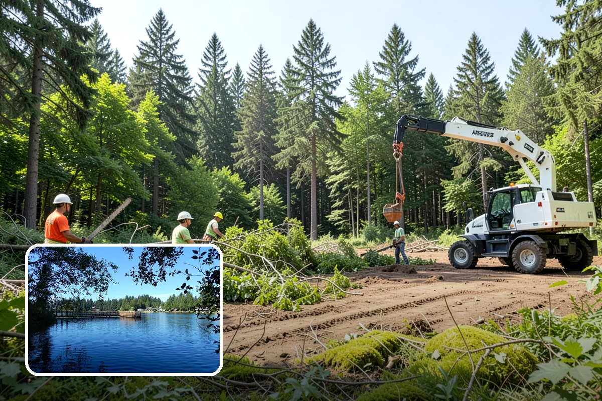 Invasive vegetation removal in Federal Way, King County, WA - Improves access and usability of a site