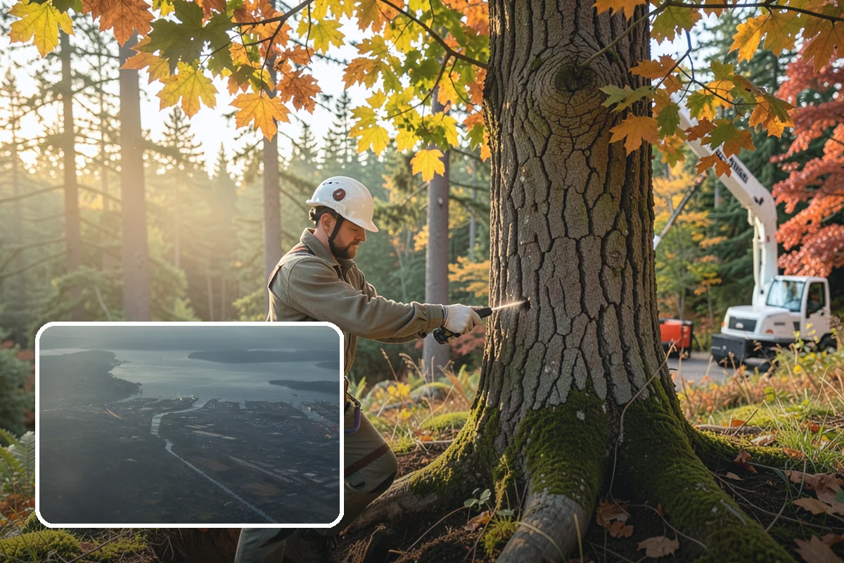 Invasive vegetation removal in Fife, Pierce County, WA - Improves access and usability of a site