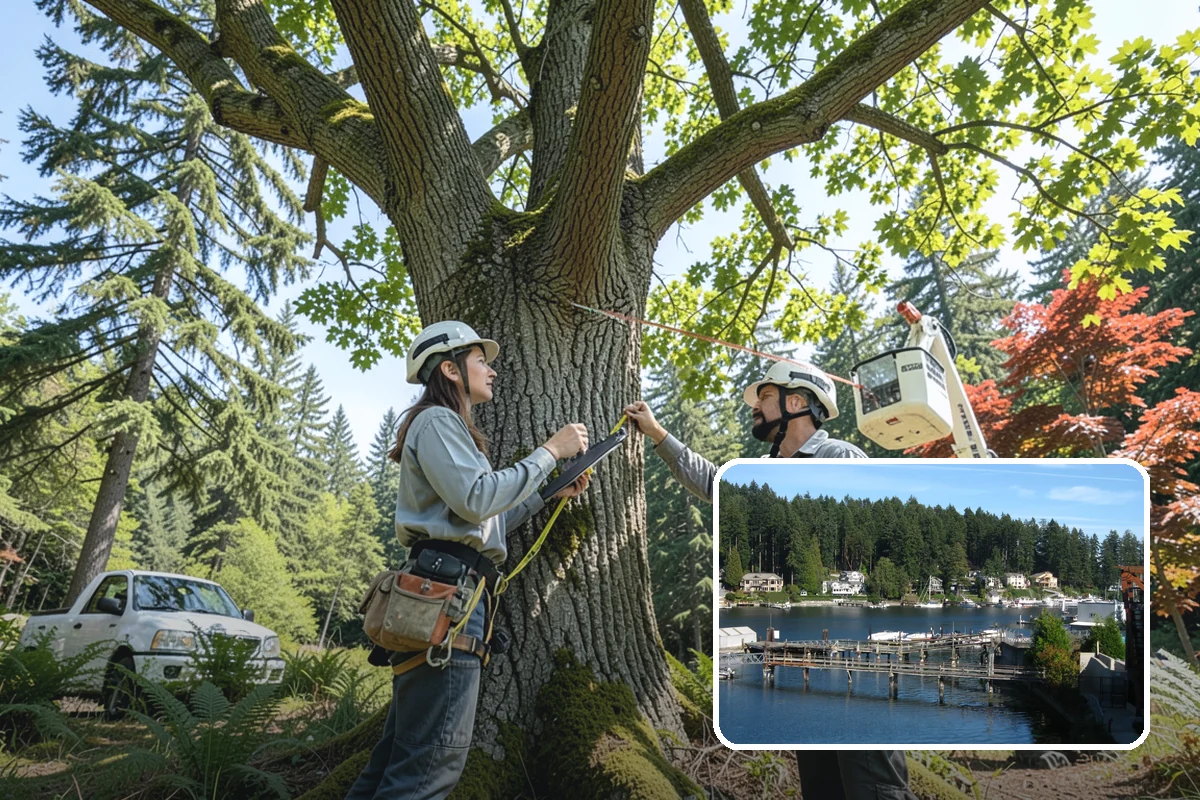 Invasive vegetation removal in Gig Harbor, Pierce County, WA - Improves access and usability of a site