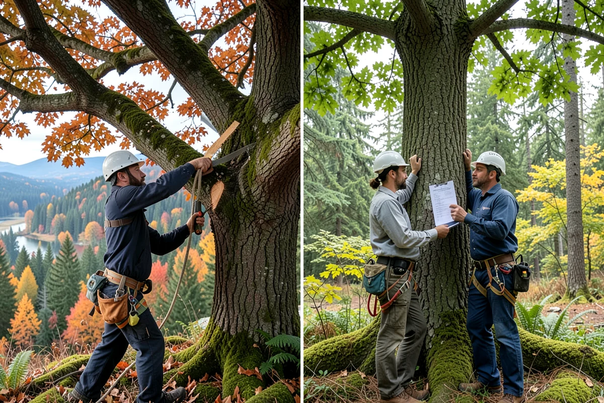 Invasive vegetation removal in Gig Harbor, Pierce County, WA - Assess the site and mark features to protect