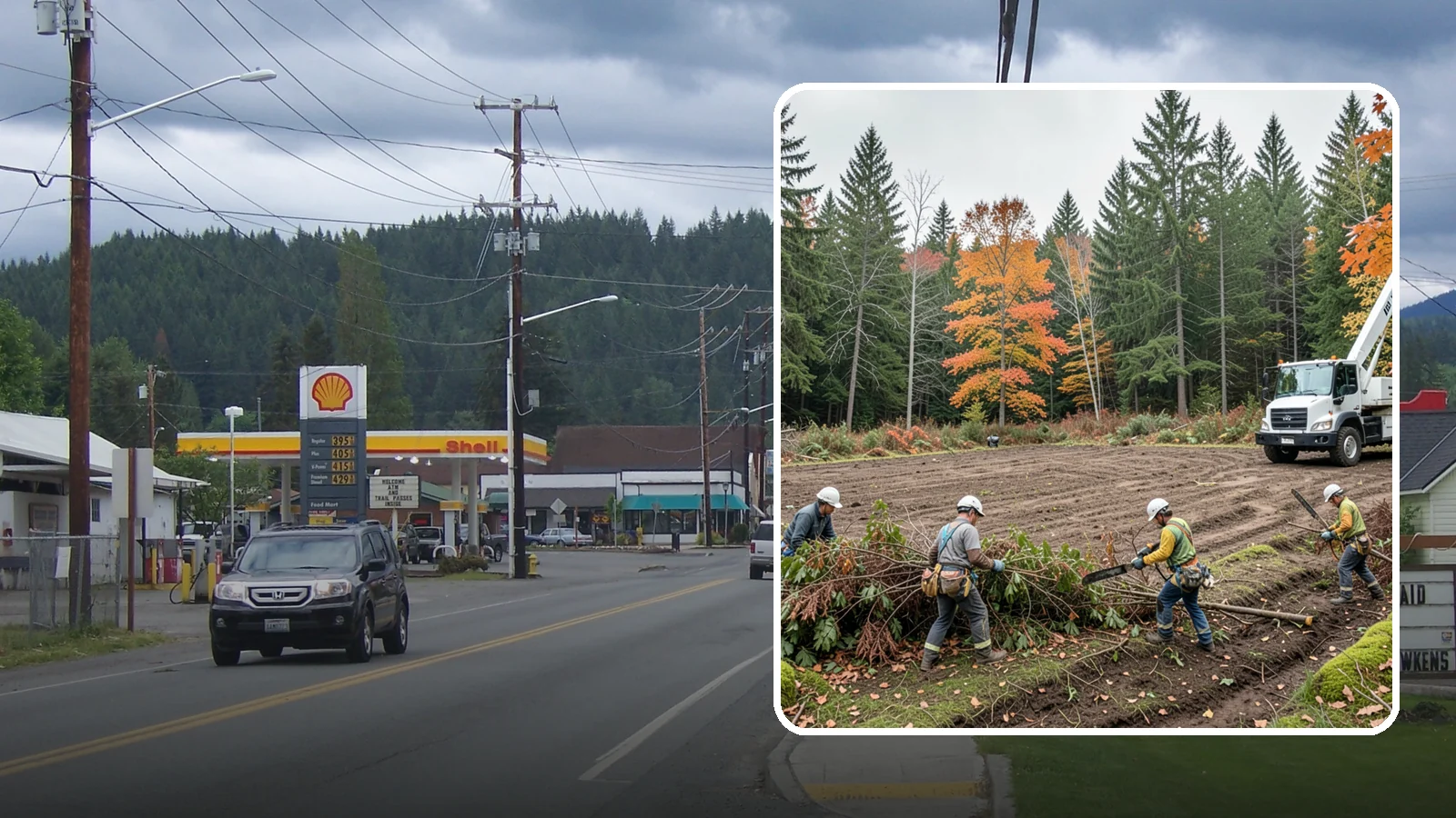Invasive vegetation removal in Granite Falls, Snohomish County, WA - The removal of invasive plant species.