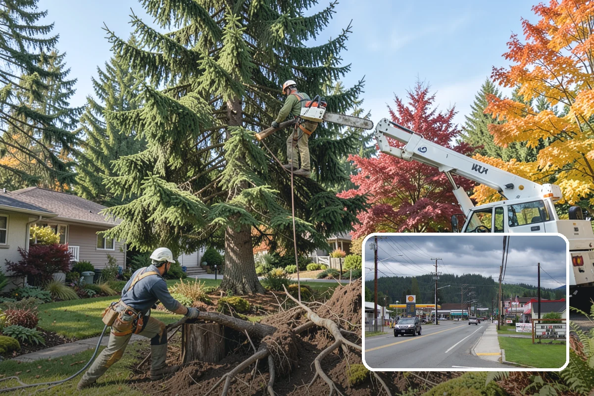 Invasive vegetation removal in Granite Falls, Snohomish County, WA - Improves access and usability of a site