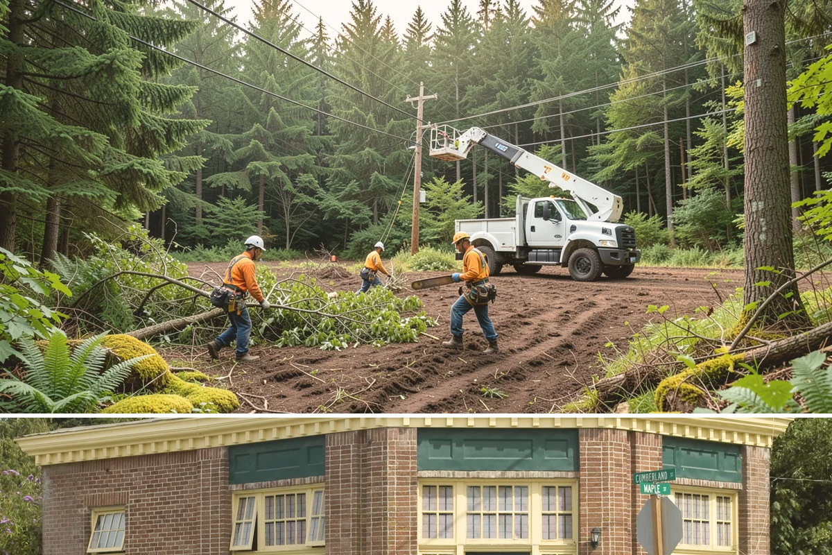 Invasive vegetation removal in Hamilton, Skagit County, WA - Work can generally proceed year-round in Puget Sound weather but may be delayed during heavy rain on wet or steep sites.