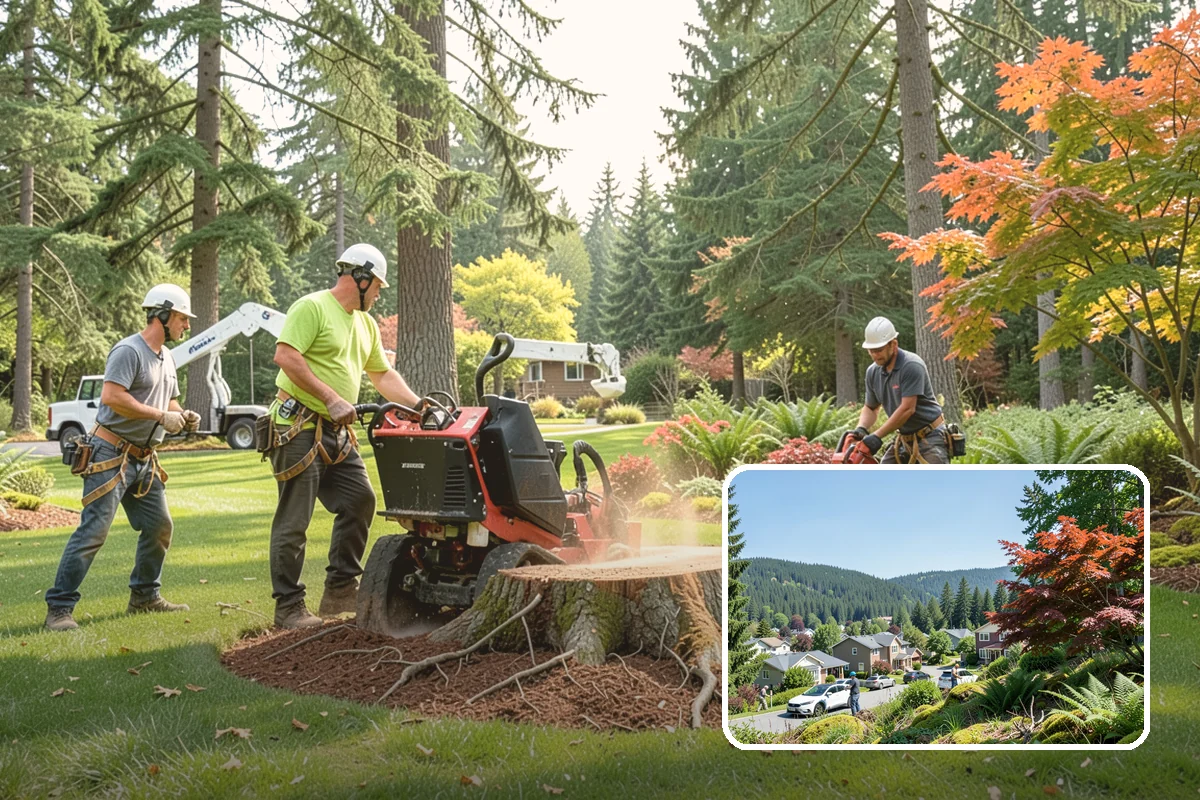 Invasive vegetation removal in Index, Snohomish County, WA - Improves access and usability of a site