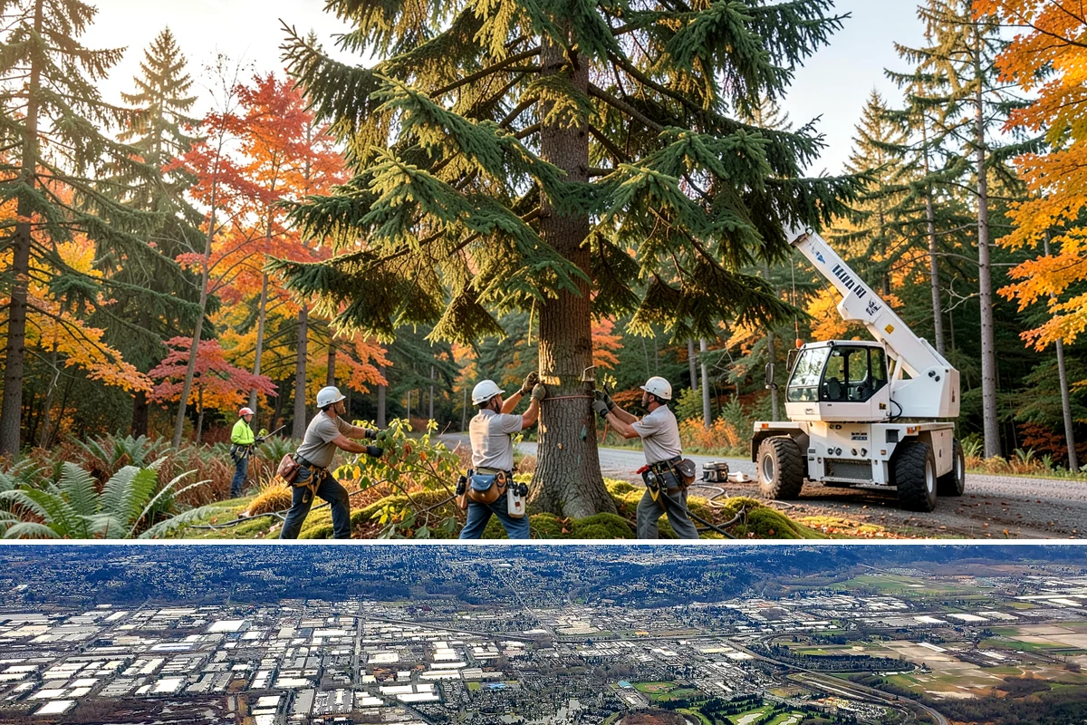 Invasive vegetation removal in Kent, King County, WA - Work can generally proceed year-round in Puget Sound weather but may be delayed during heavy rain on wet or steep sites.