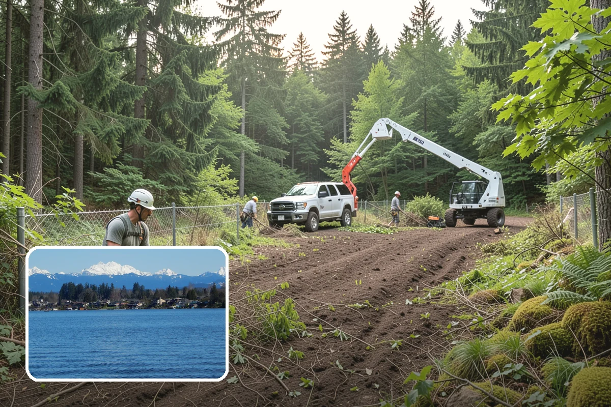 Invasive vegetation removal in Lake Stevens, Snohomish County, WA - Improves access and usability of a site