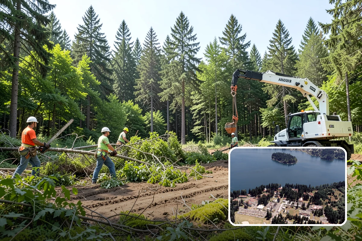 Invasive vegetation removal in Lakewood, Pierce County, WA - Improves access and usability of a site