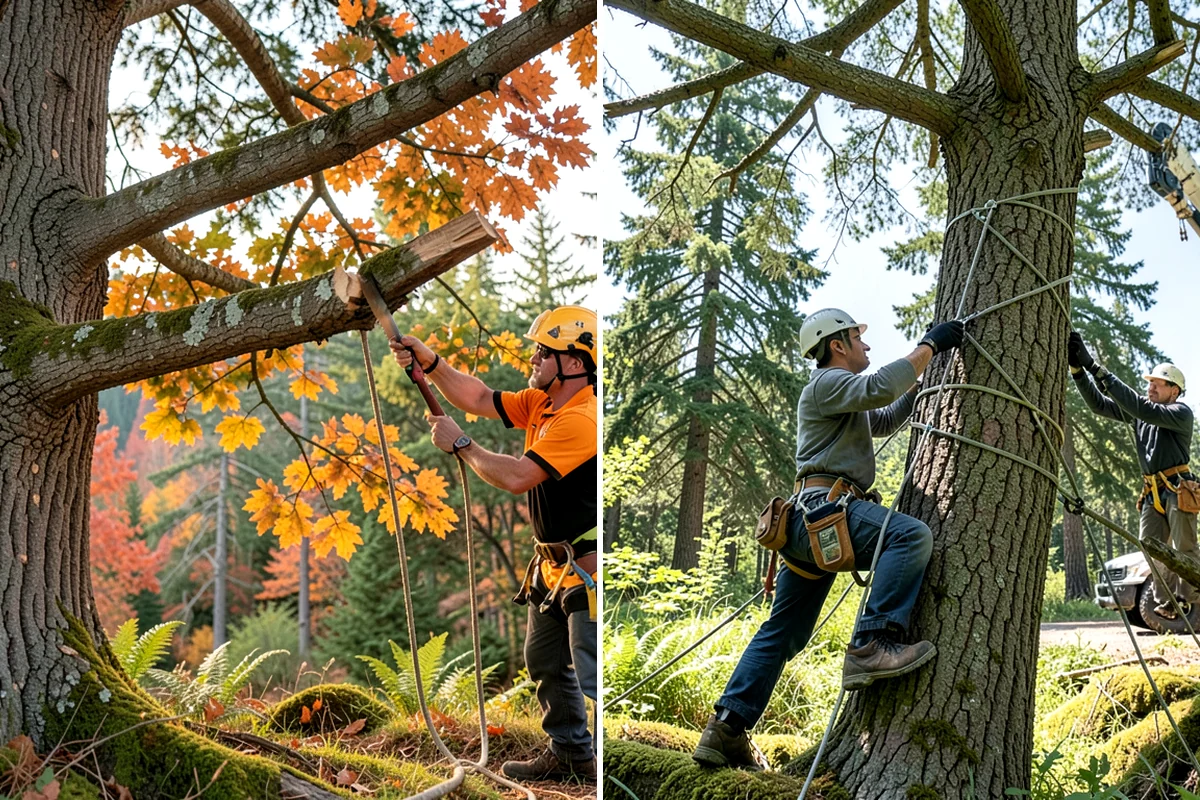 Invasive vegetation removal in Lyman, Skagit County, WA - Assess the site and mark features to protect