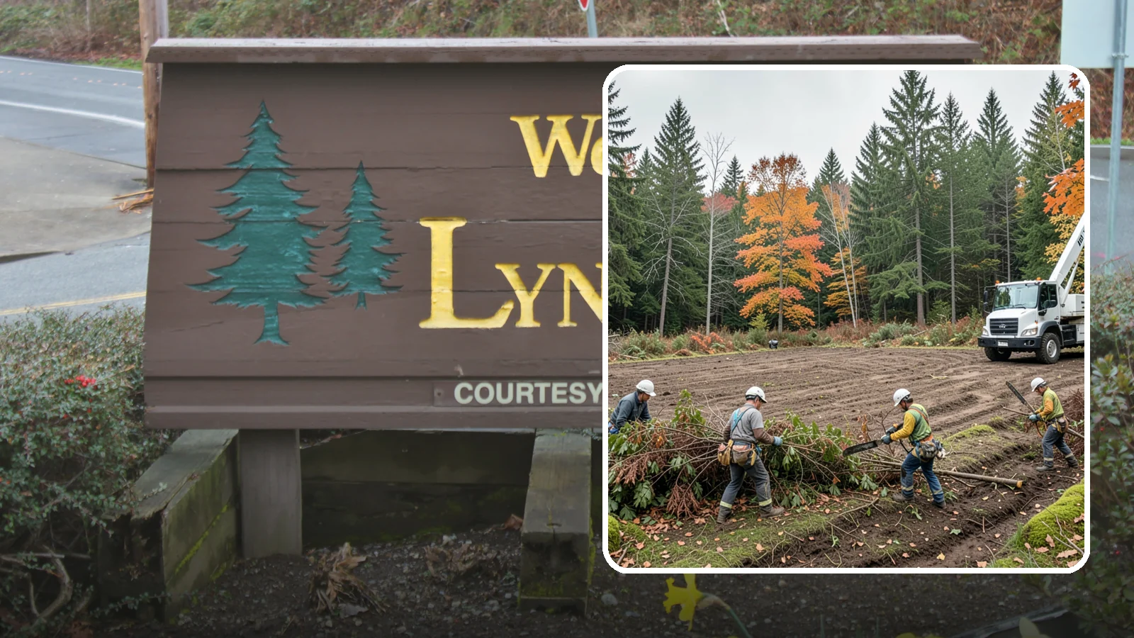 Invasive vegetation removal in Lynnwood, Snohomish County, WA - The removal of invasive plant species.