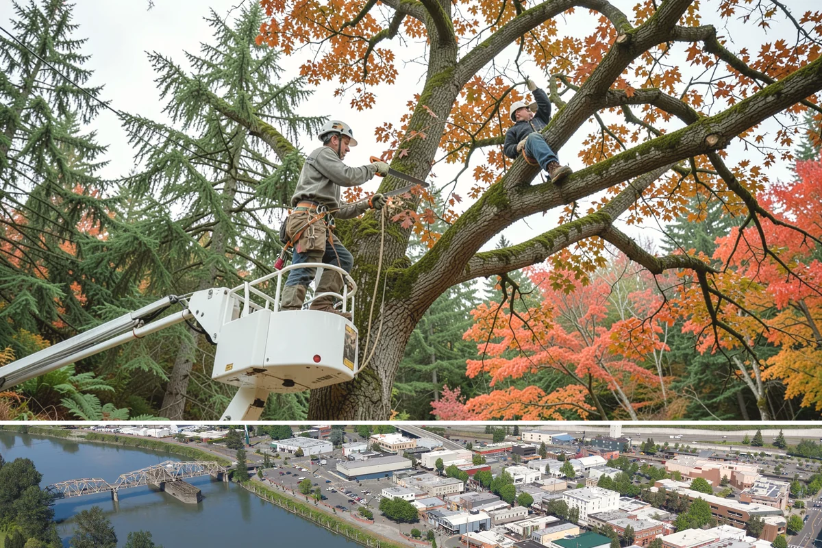 Invasive vegetation removal in Mount Vernon, Skagit County, WA - Work can generally proceed year-round in Puget Sound weather but may be delayed during heavy rain on wet or steep sites.