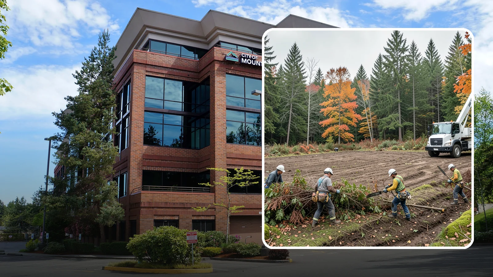 Invasive vegetation removal in Mountlake Terrace, Snohomish County, WA - The removal of invasive plant species.