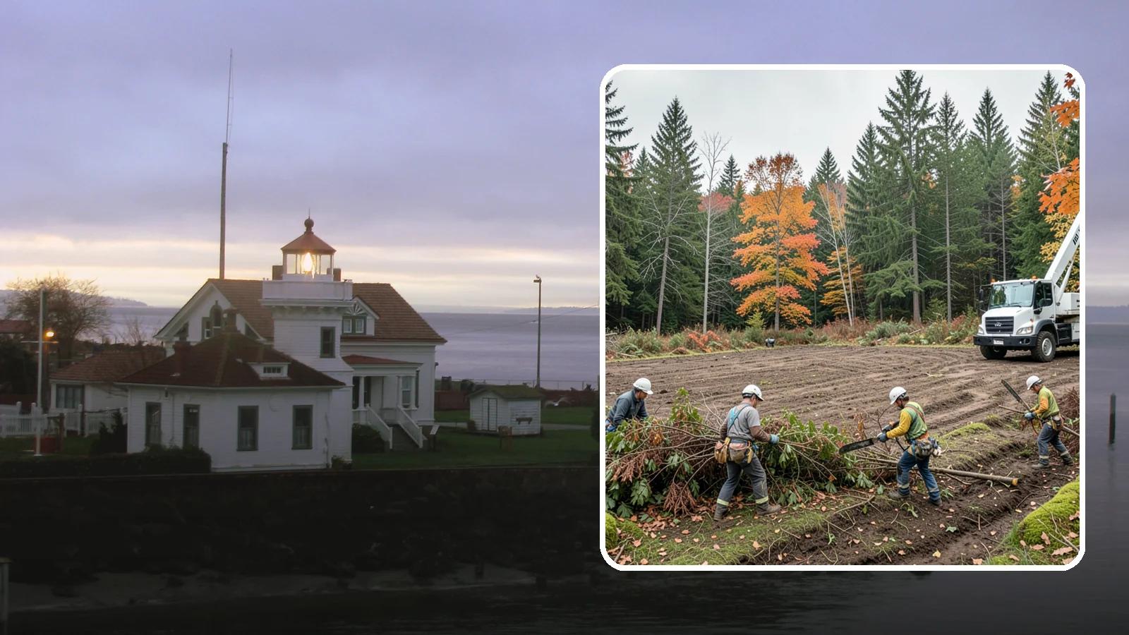 Invasive vegetation removal in Mukilteo, Snohomish County, WA - The removal of invasive plant species.