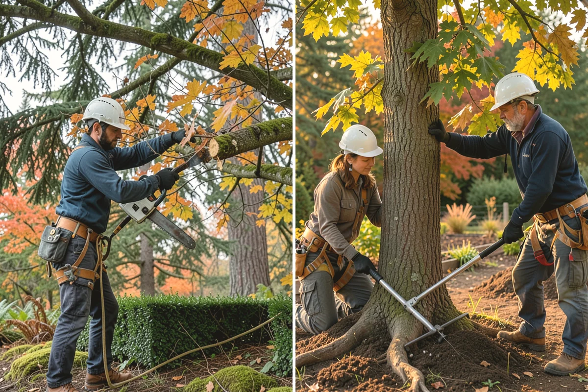 Invasive vegetation removal in Mukilteo, Snohomish County, WA - Assess the site and mark features to protect