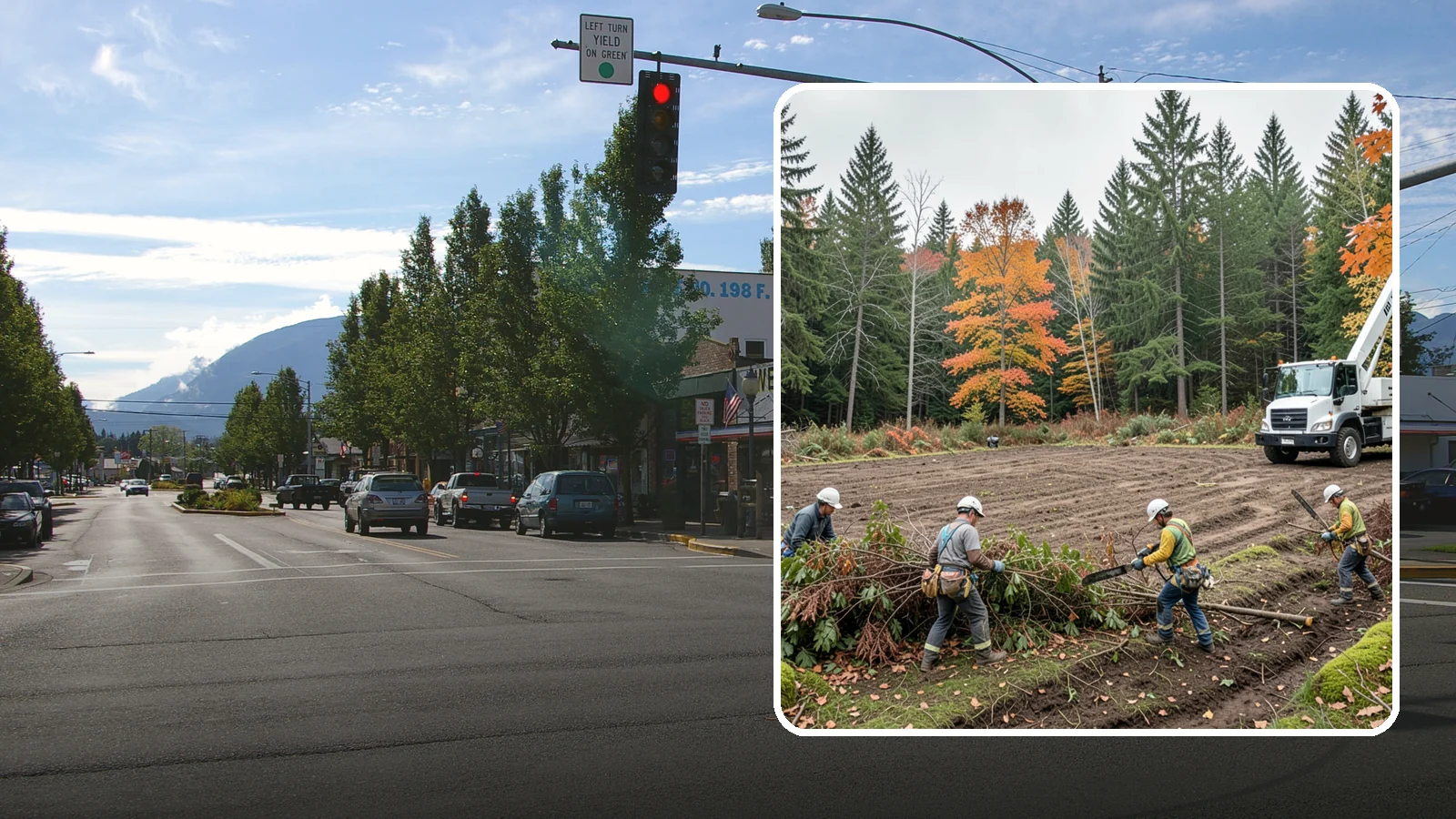 Invasive vegetation removal in North Bend, King County, WA - The removal of invasive plant species.