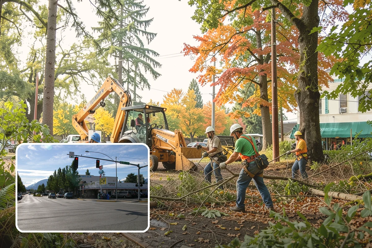Invasive vegetation removal in North Bend, King County, WA - Improves access and usability of a site