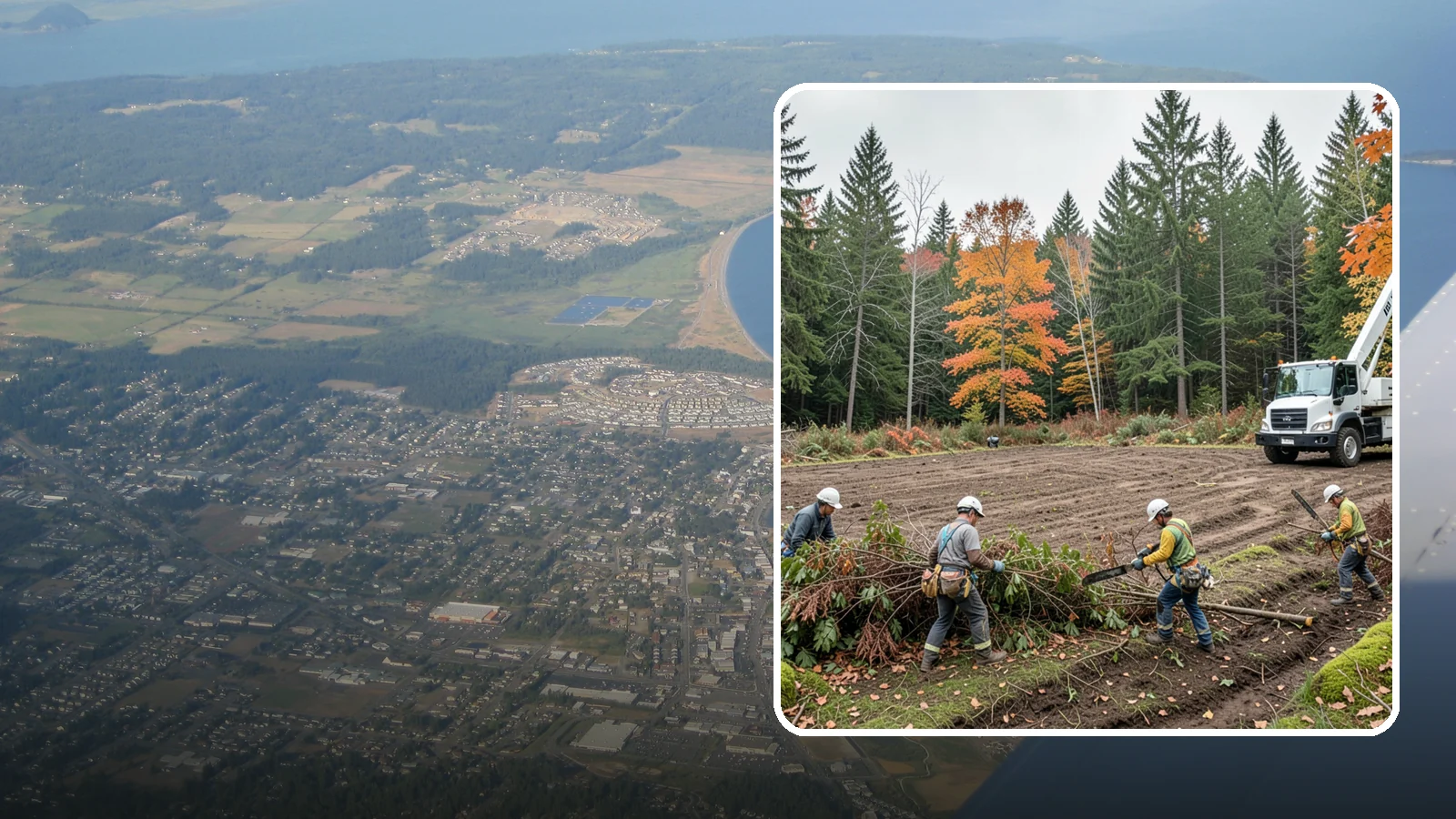 Invasive vegetation removal in Oak Harbor, Island County, WA - The removal of invasive plant species.